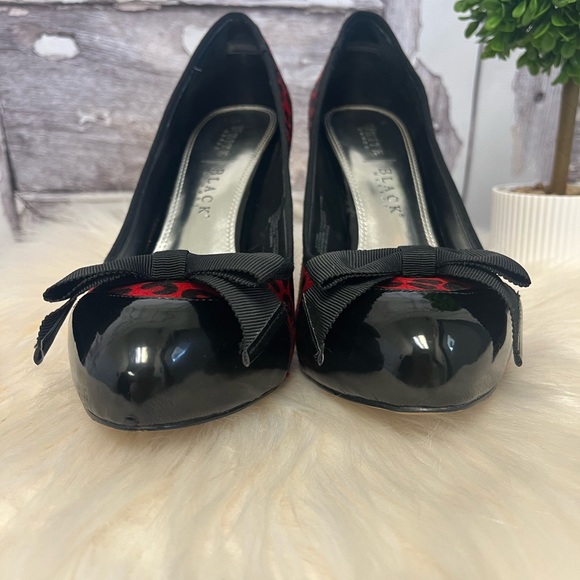White House Black Market Naomi Red Leopard Pumps Heels 8M - Picture 2 of 10